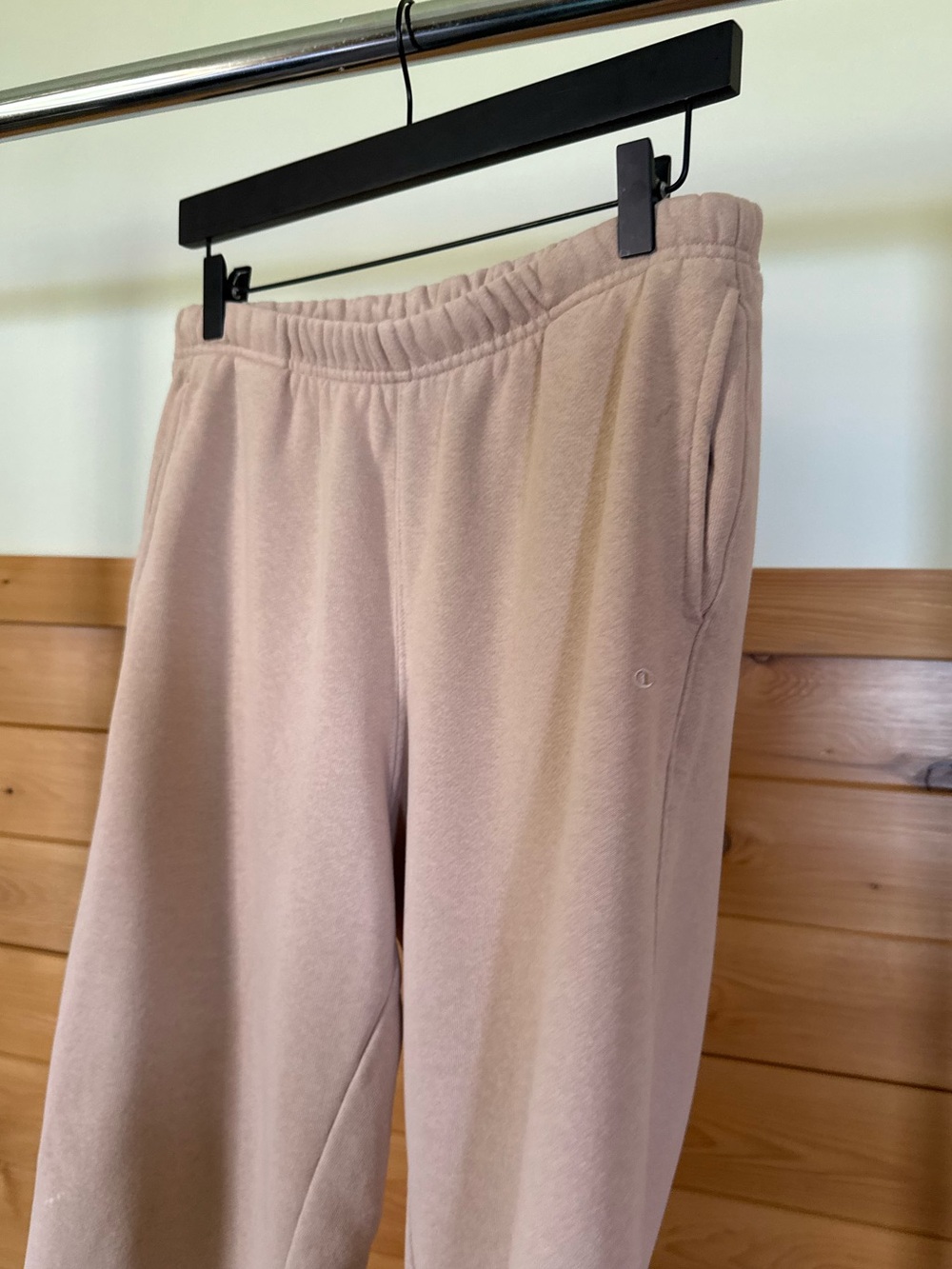 Champion Reverse Weave Sweatpants in Tan